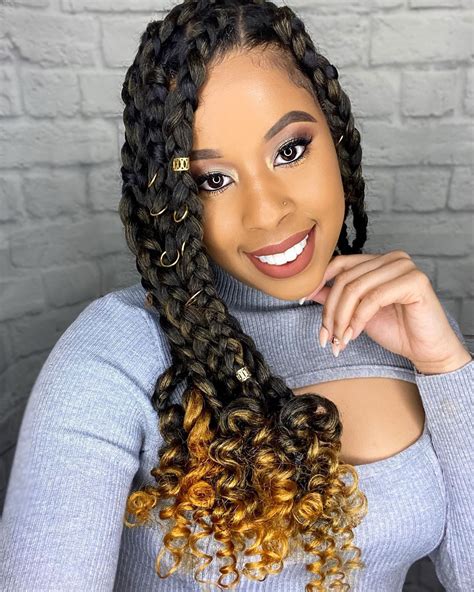 black curly braided hairstyles|More.